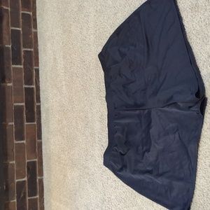 NWT Womens Size 24 Septangle Black Waistband Tankini Boyleg Swimsuit Board Short
